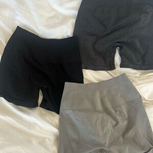 Alphalete amplify  Black, Gray, and Dark Gray Shorts